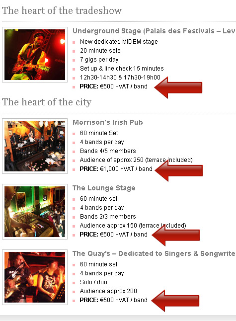 Midem Is Actually Charging Bands to Perform at Their Conference