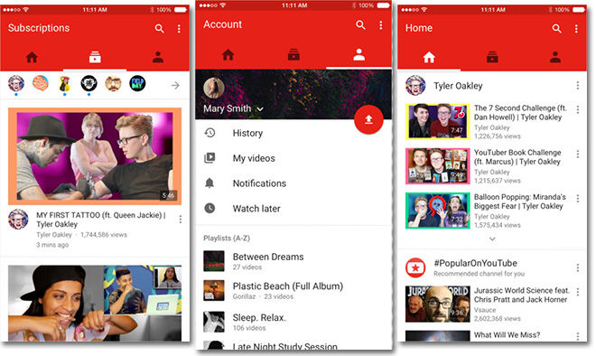 YouTube iOS App Redesign Brings Upload Editing Tools