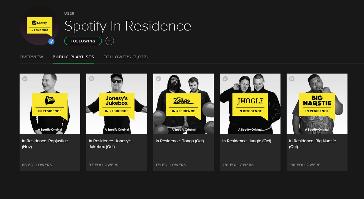 Spotify Finally Talk About ‘In Residence’ Artist Shows