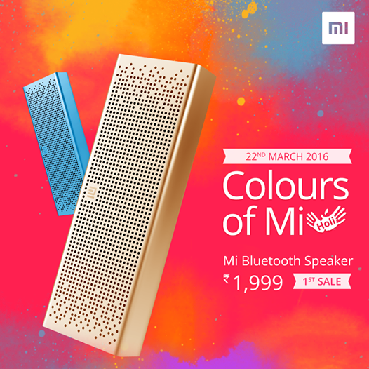 Celebrate Holi With Xiaomi’s New Bluetooth Speakers