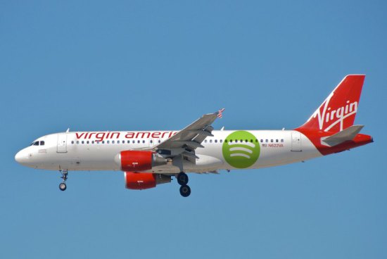 Spotify and Virgin America partner to soundtrack your trips