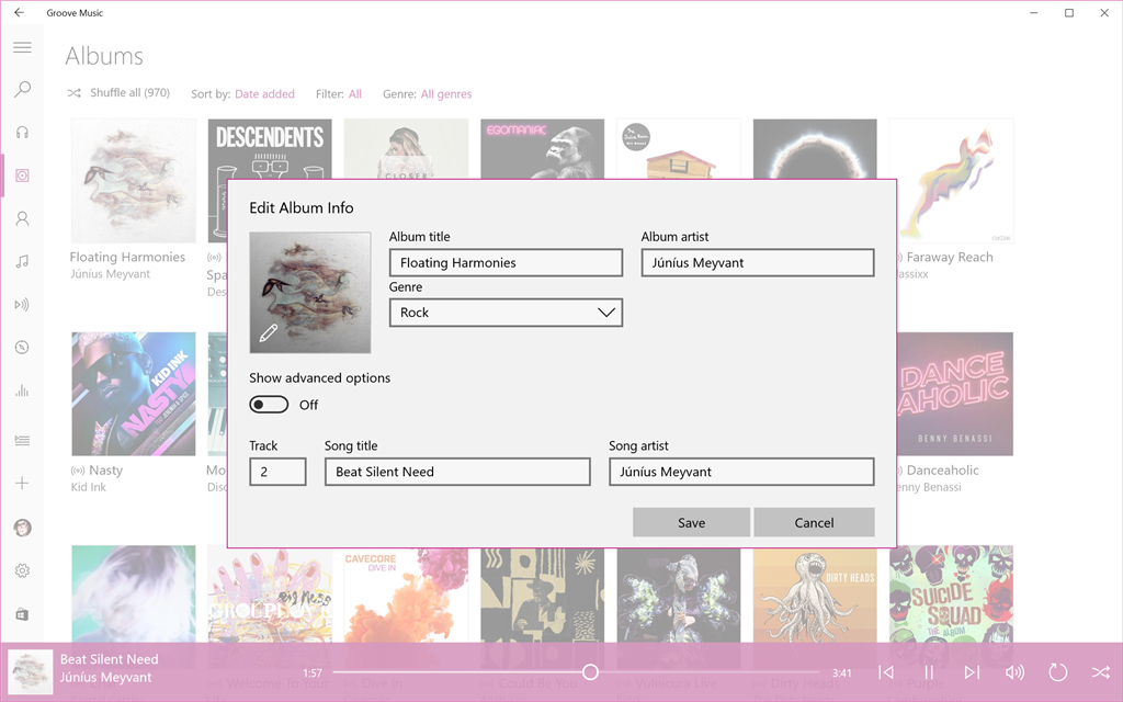 Groove Music just got a load of new features including Metadata editing