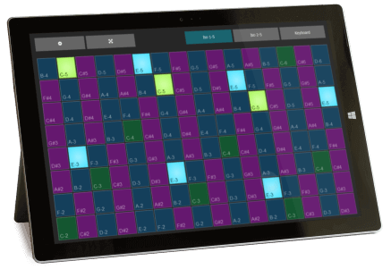 A free touch MIDI keyboard for instruments on Windows