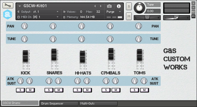 Get free Kontakt drum kits with G&S Custom Work 2.0