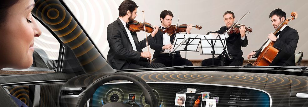 Turn your car into one big speaker with this new car audio system