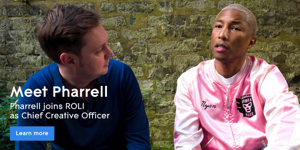 Remix Pharrell Williams top hits and beats in ROLI’s free app