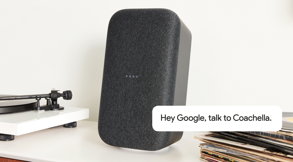 Coachella starts early with Google Home speakers