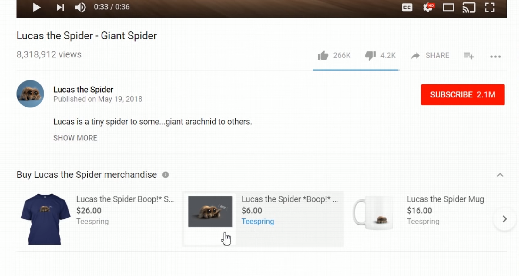Sell your merch straight from your YouTube Channel with new in-built store