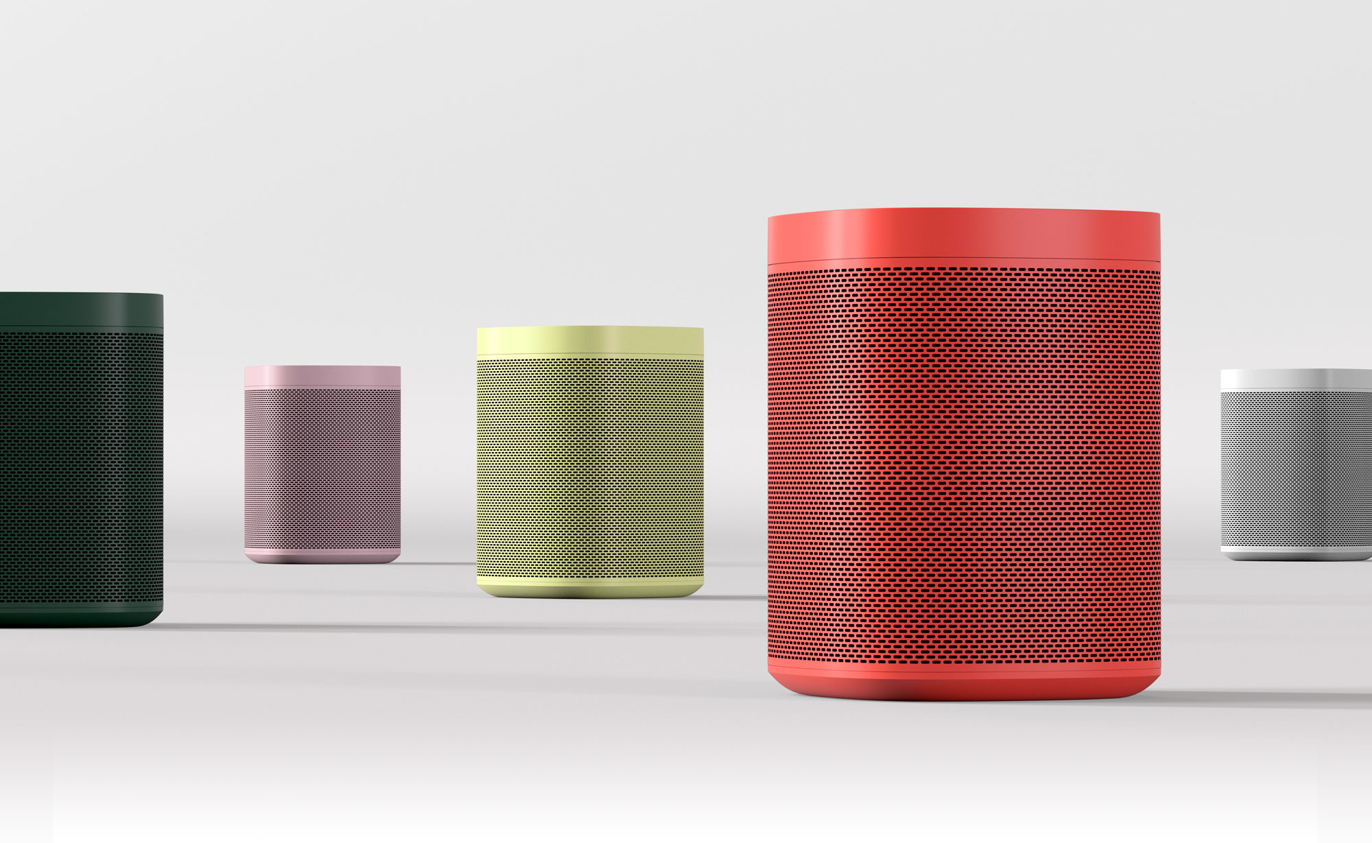 Embrace colour with 5 limited edition Sonos One speakers