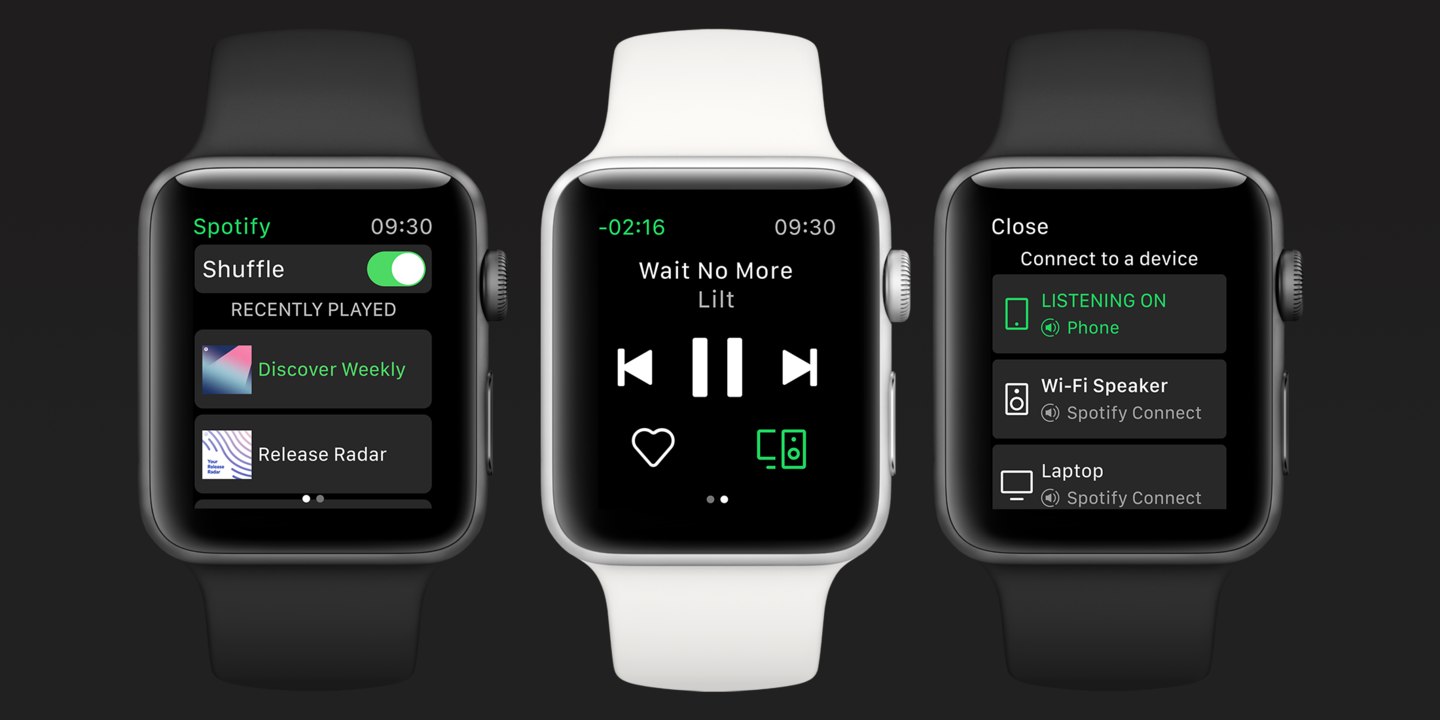 All the world’s music on your wrist with Spotify now on Apple Watch