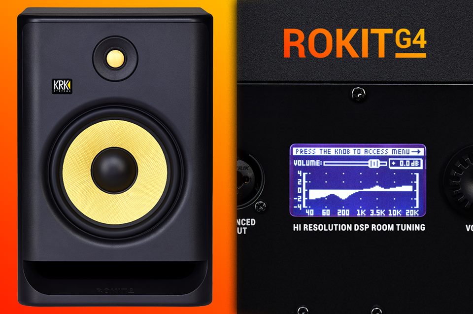 KRK’s get LCD screens in the next generation of studio monitors