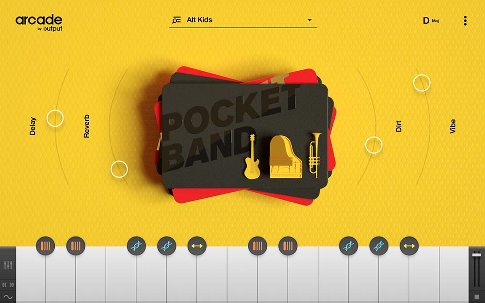 Arcade is a synthesizer, looper, sample store and more all in one