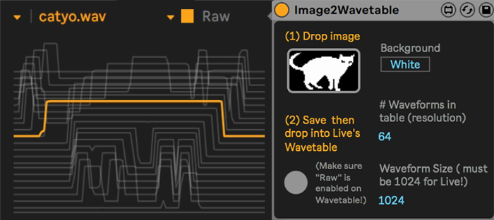 Turn pictures into wavetables with this Ableton Live device