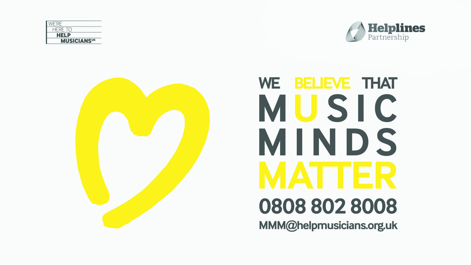 Where to get help for mental health as a musician, manager, label and tour crew