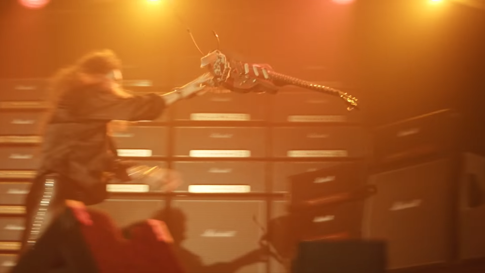 Watch this ‘Smash-Proof guitar’ fly through Marshall stacks