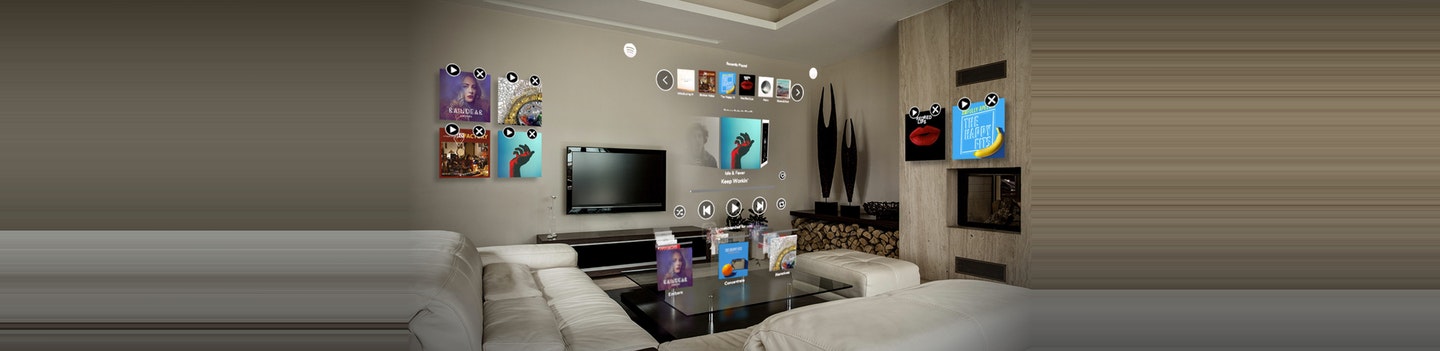 Bring Spotify into the room with augmented reality music streaming