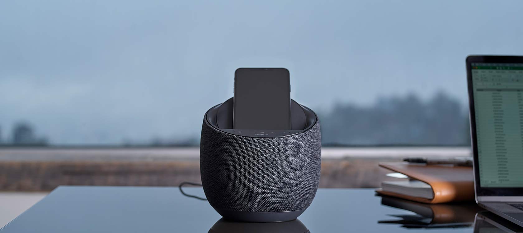 Charge your phone wirelessly and blast the tunes with Belkin & Devialet’s Smart Speaker