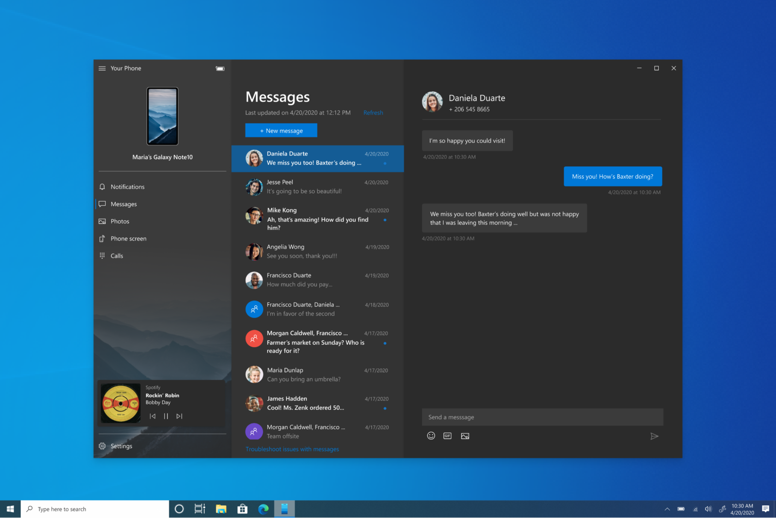 Control your phone’s music from your computer with Microsoft’s app