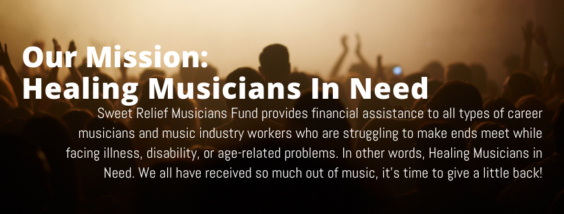 Sweet Relief are helping musicians in need in the U.S.