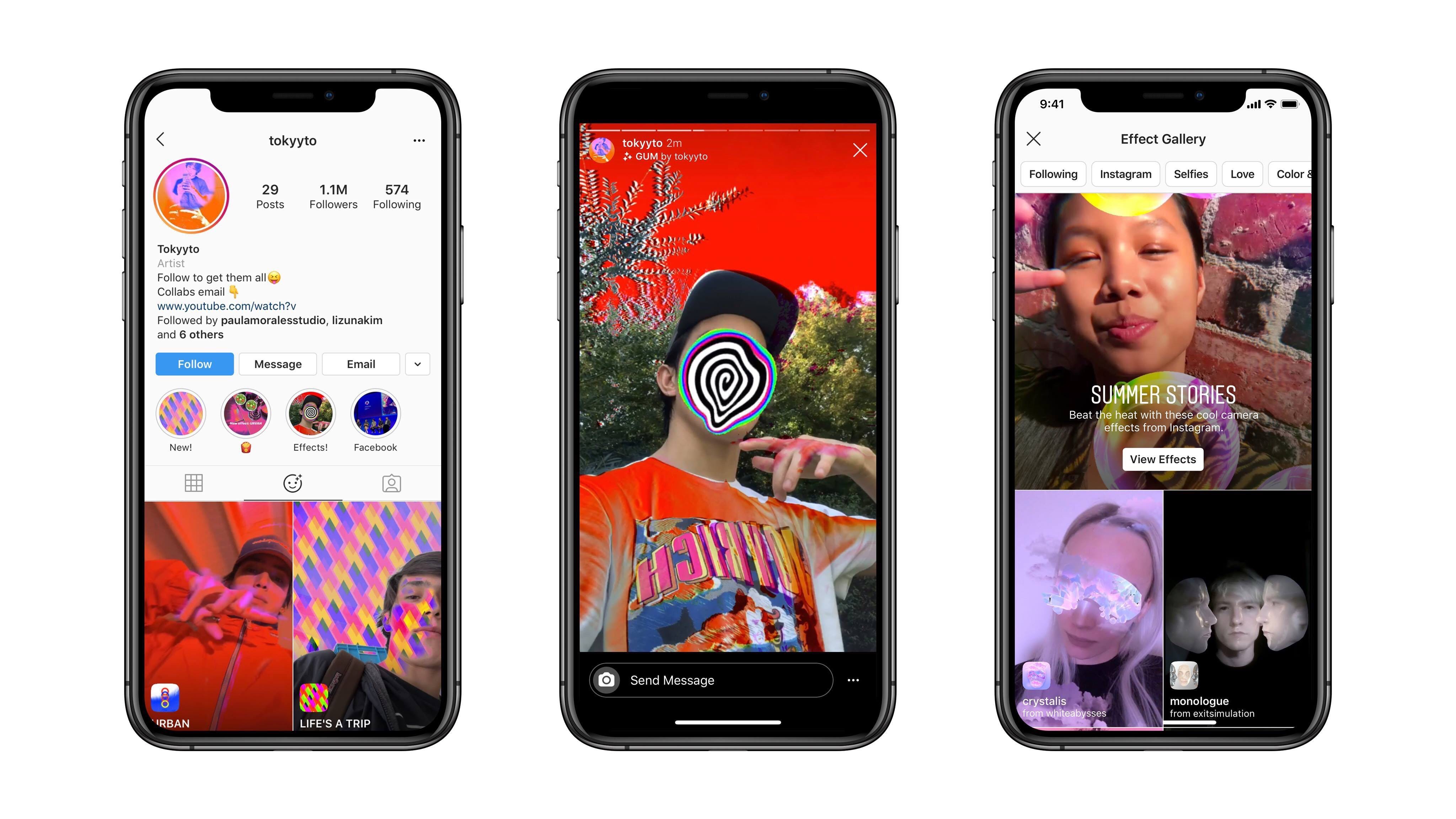 Instagram introduce effects that move to the music