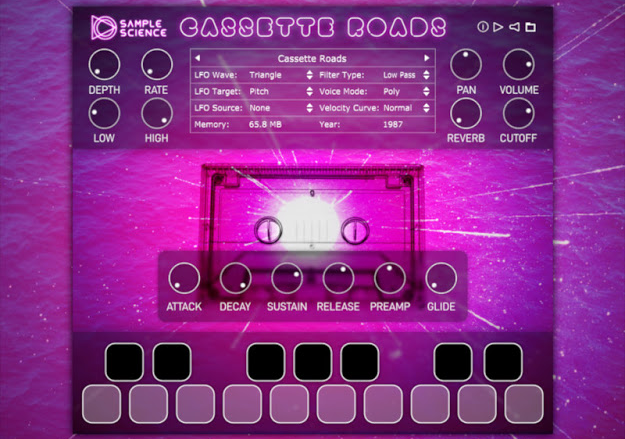 Get the vintage sound of an electric piano recorded on cassette tape with this free, sweet VST plugin!
