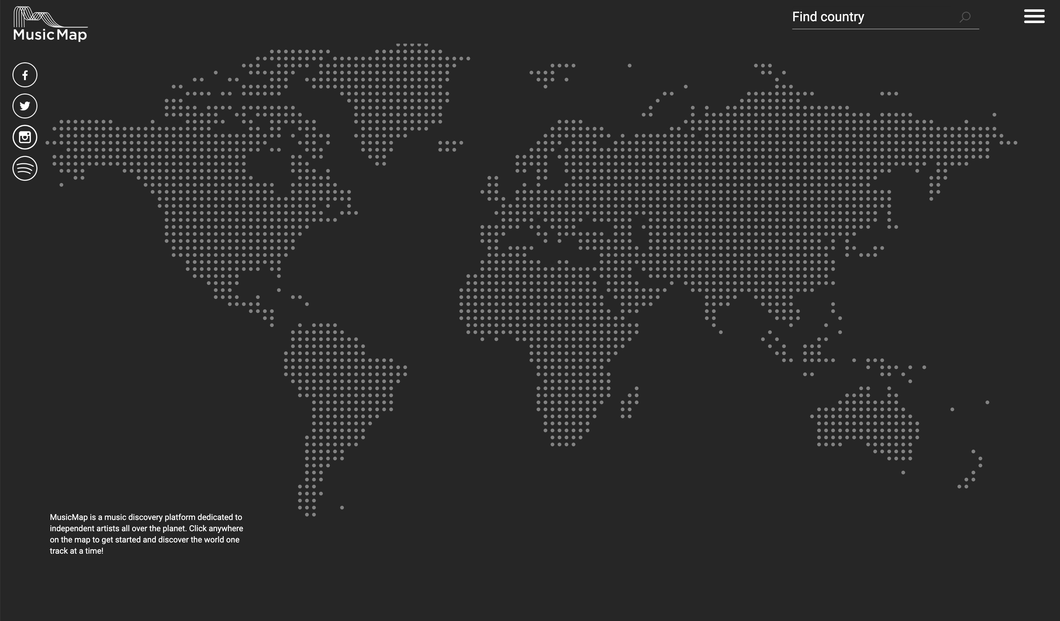 Discover music from every country with MusicMap
