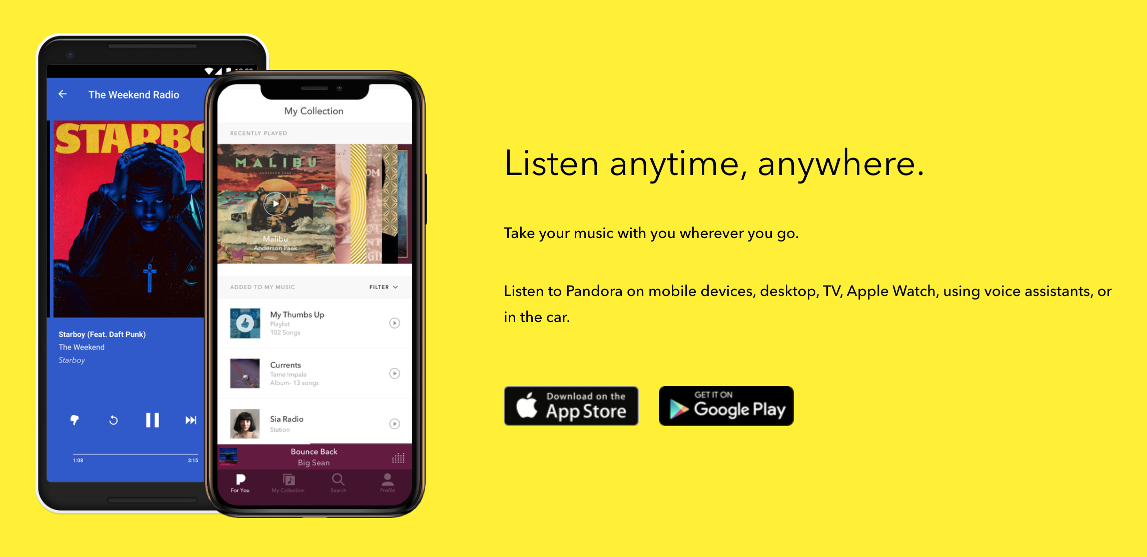 Free Pandora alternatives outside of the US