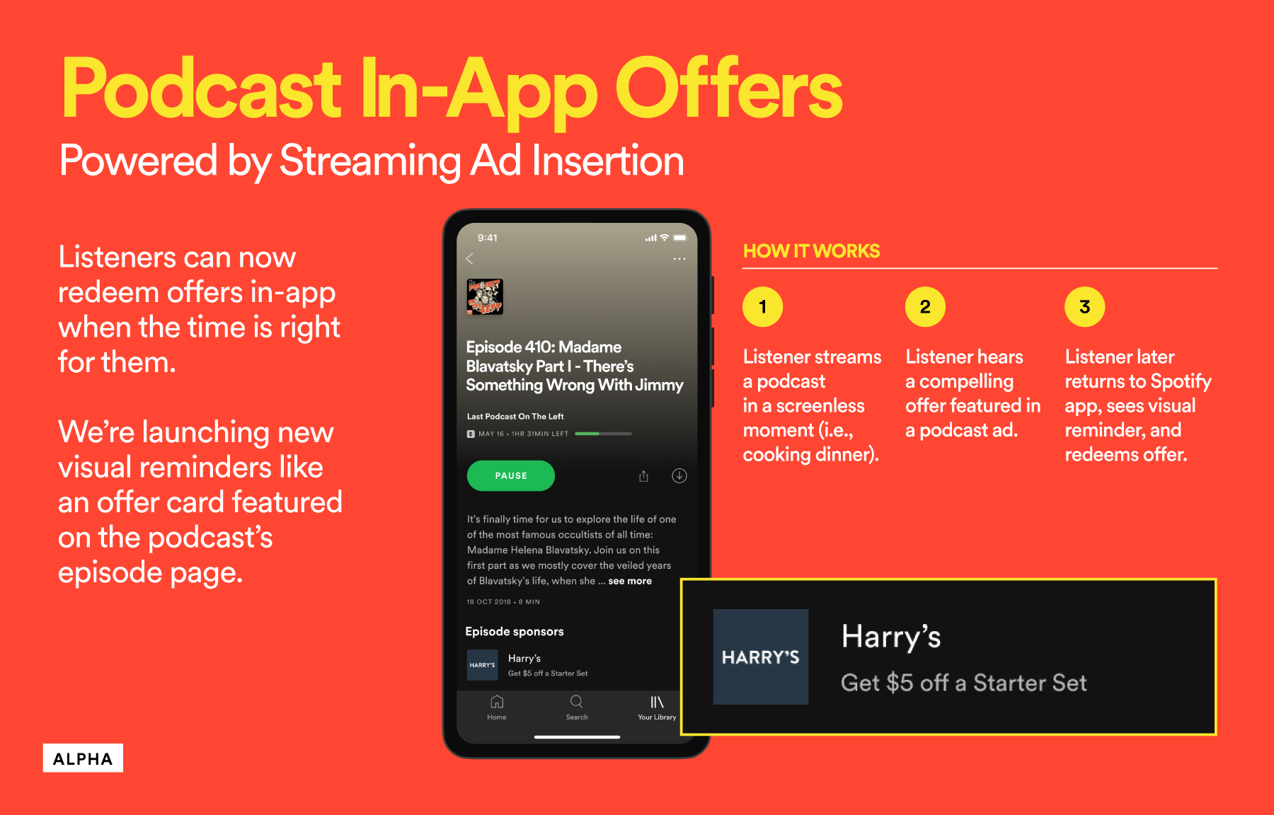 Spotify are testing interactive podcast ads