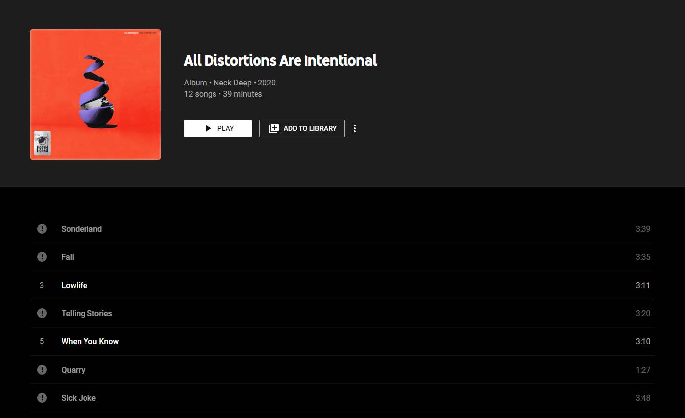 YouTube add pre-saves for new albums as Google Play Music gets closer to shutdown