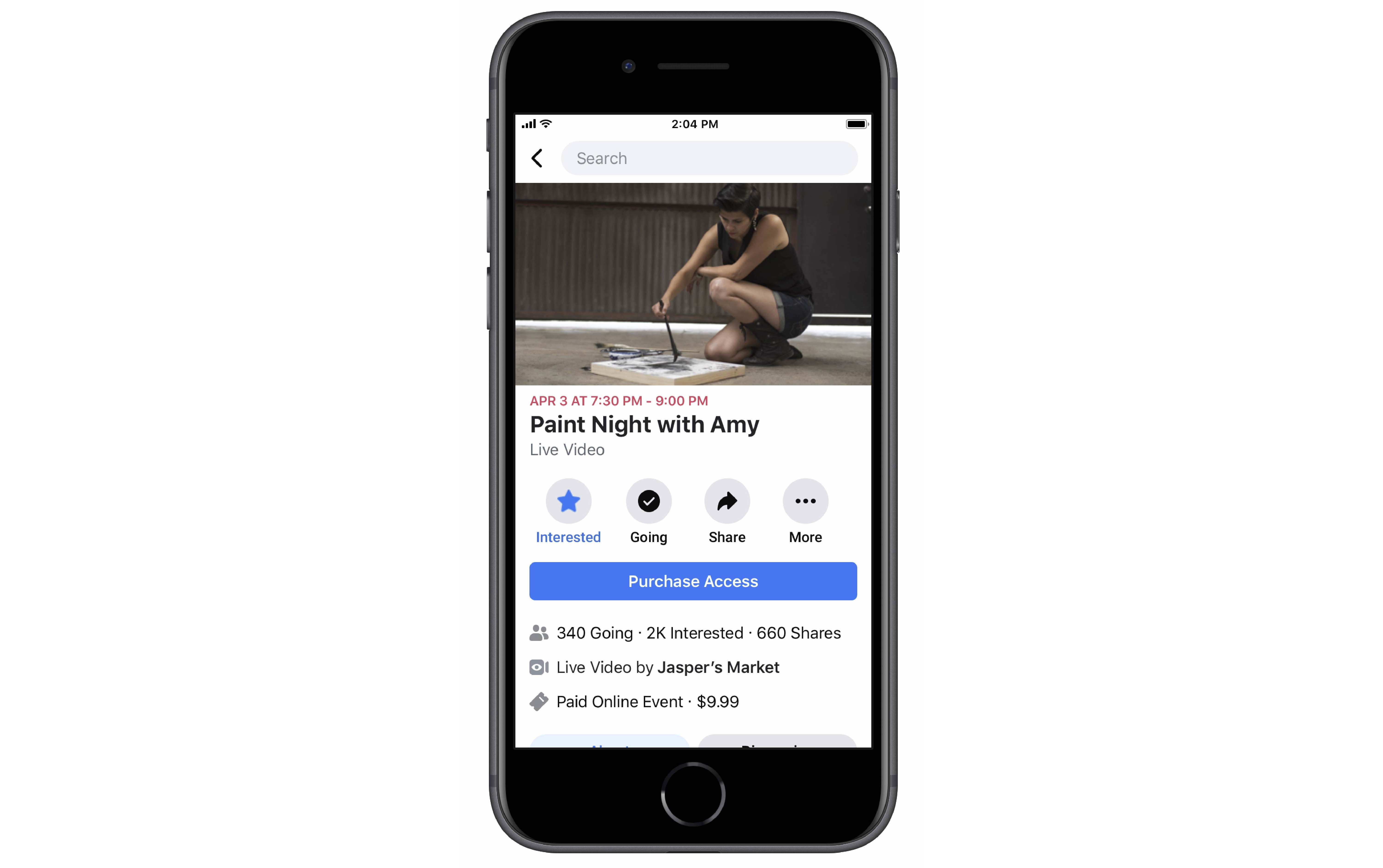 Facebook’s livestreams can now be ticketed events so creators can earn