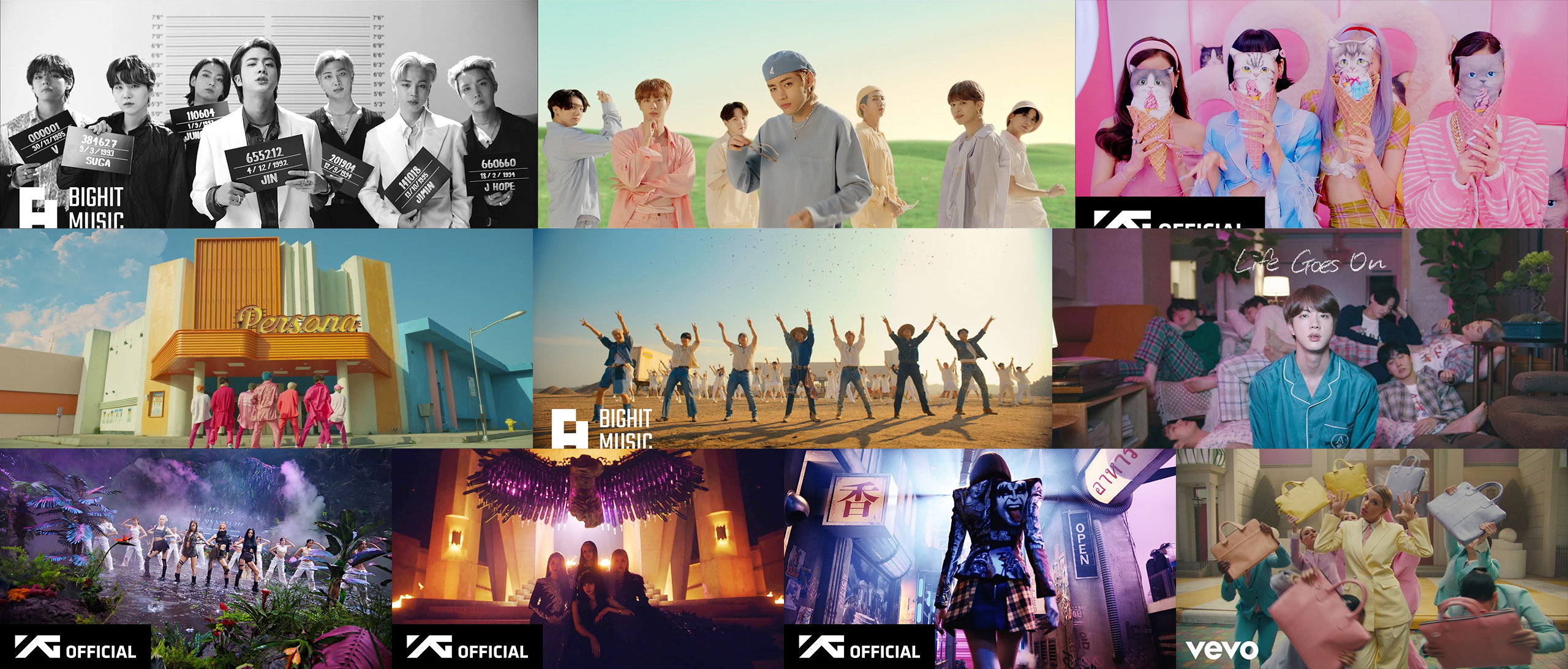 Top 10 most viewed music video debuts in 24 hours on YouTube in 2026