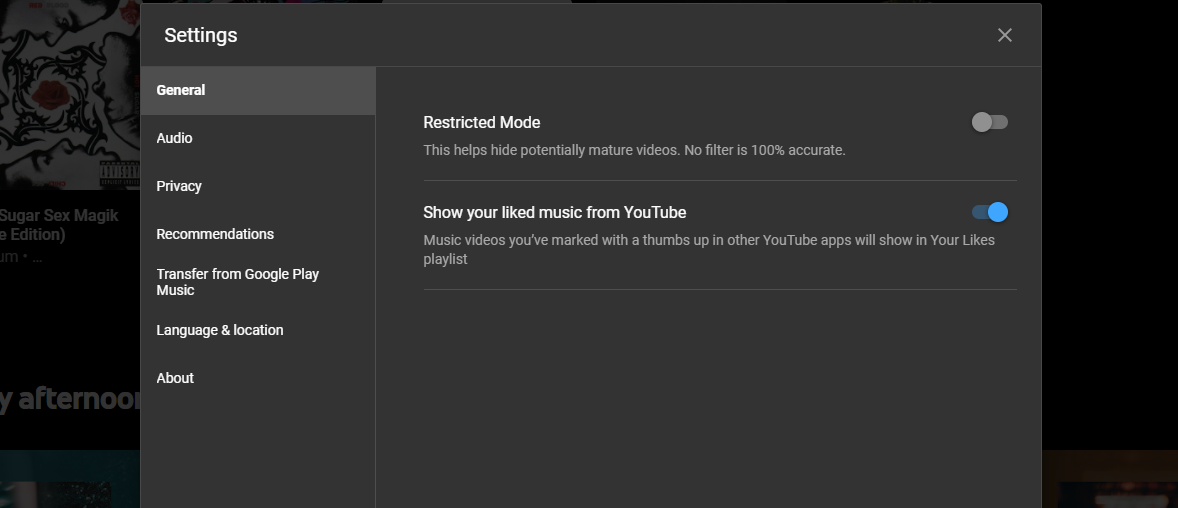 YouTube Music adds a filter to get rid of liked videos