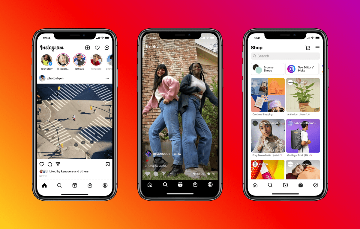 Instagram’s redesign gives quick access to Reels and Shop