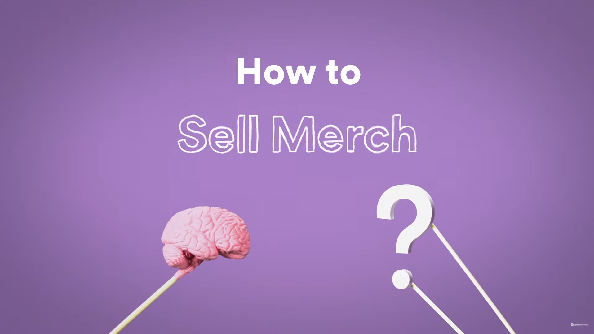 How to sell merch on your Spotify artist profile