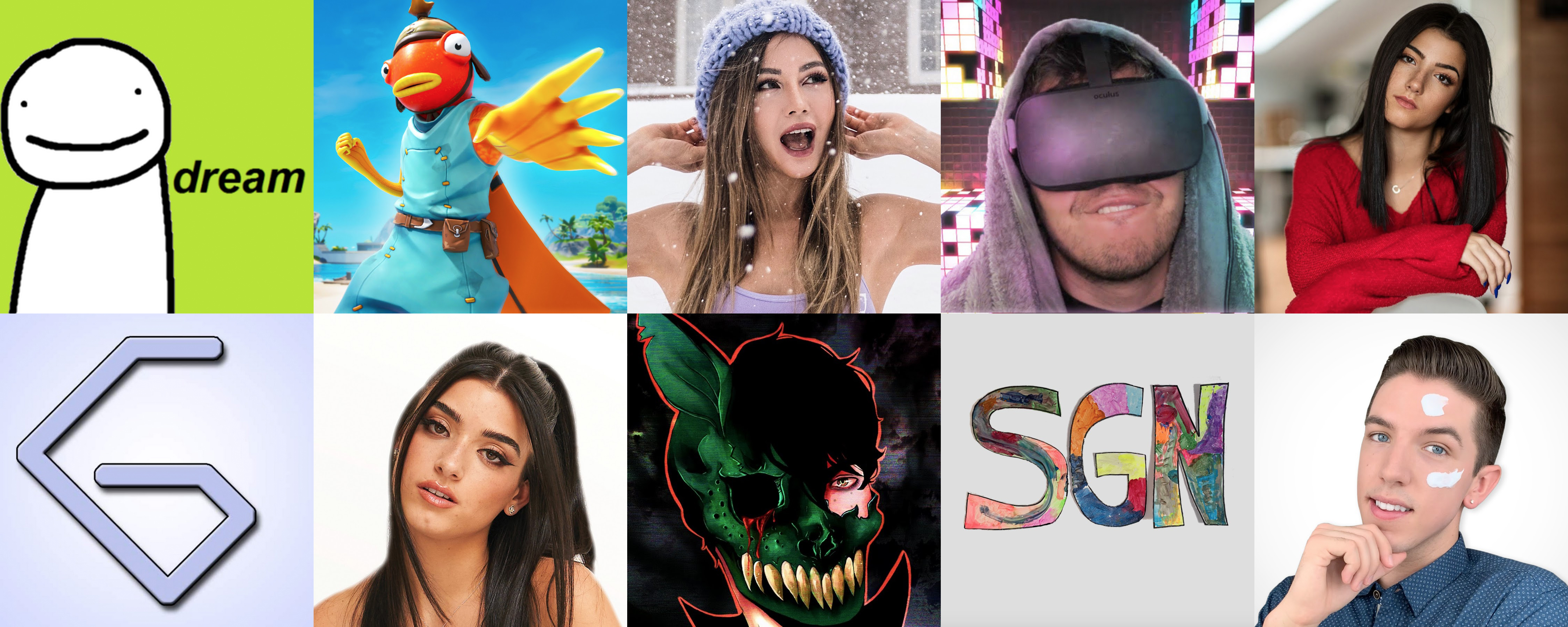 YouTube’s 2020 Breakout Creators in the U.S.