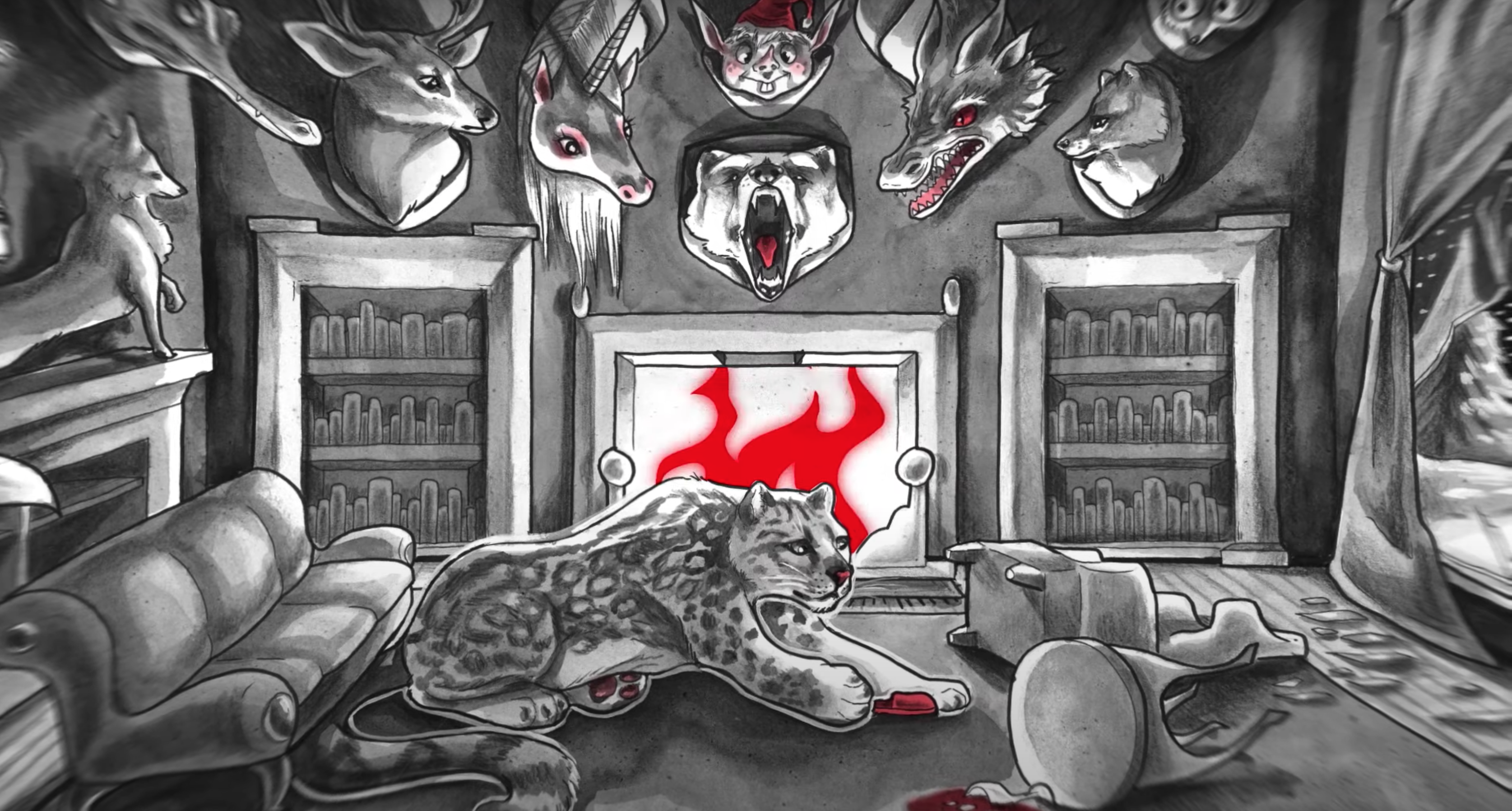 The White Stripes Get Festive With 90 Minute Yule Log Video