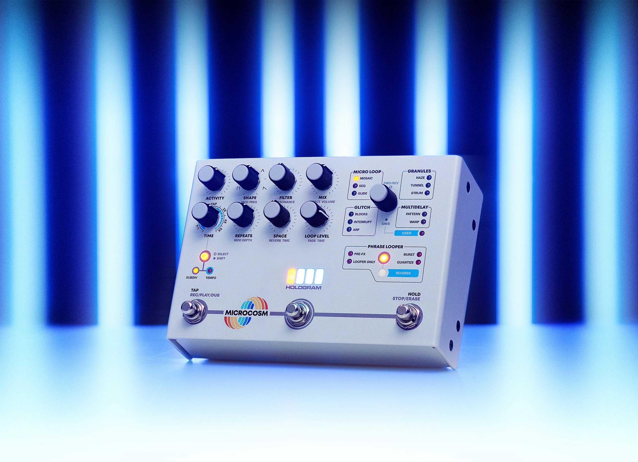 Pause for these soothing ambient loops made by an acoustic guitar and the Microcosm effects pedal (Video)