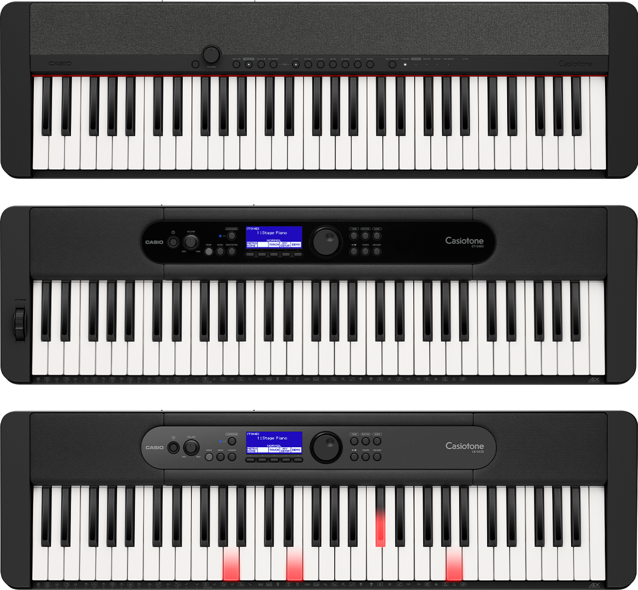 Casio announce three new portable and affordable Casiotone keyboards