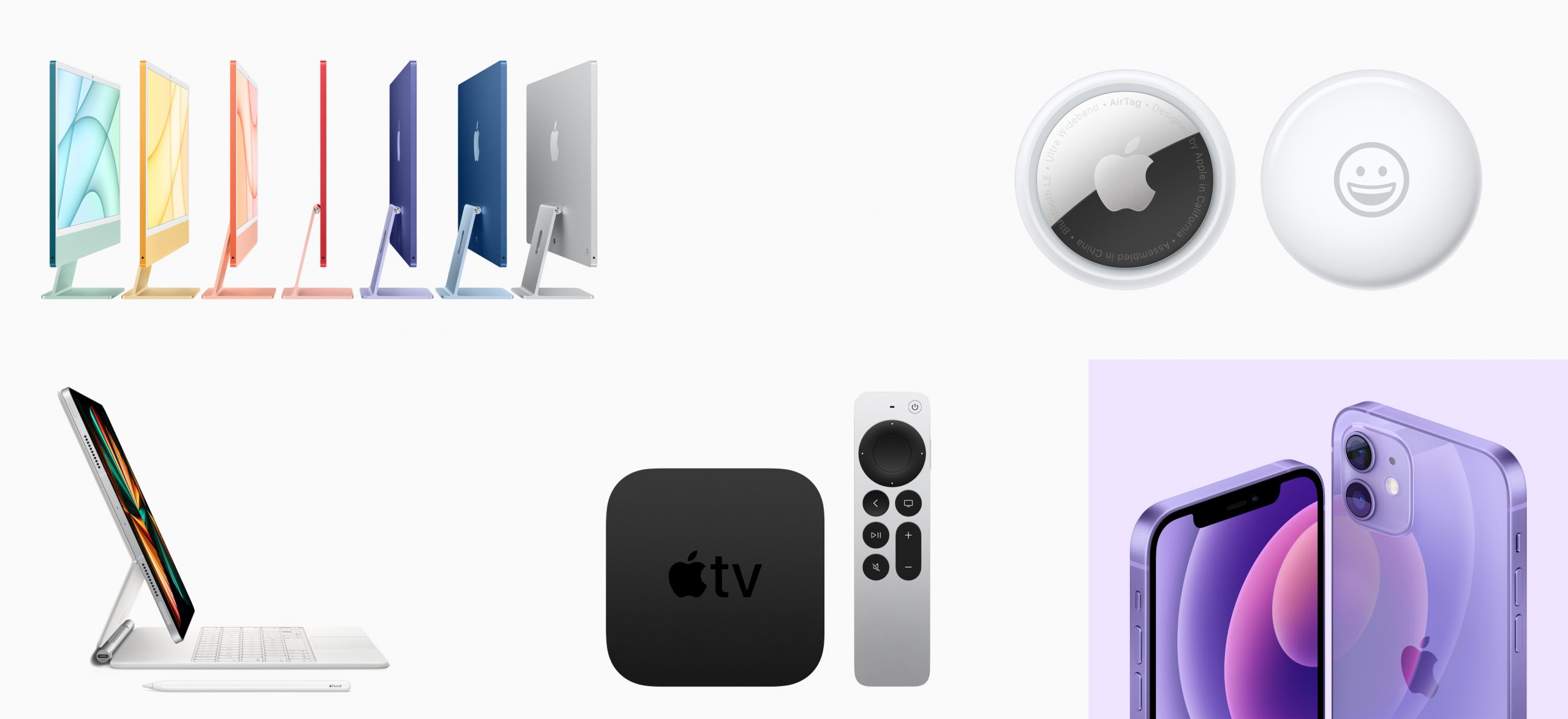 Apple’s Spring Loaded event recap – iMac, iPad Pro, AirTag, Apple TV 4K and iPhone 12 in purple