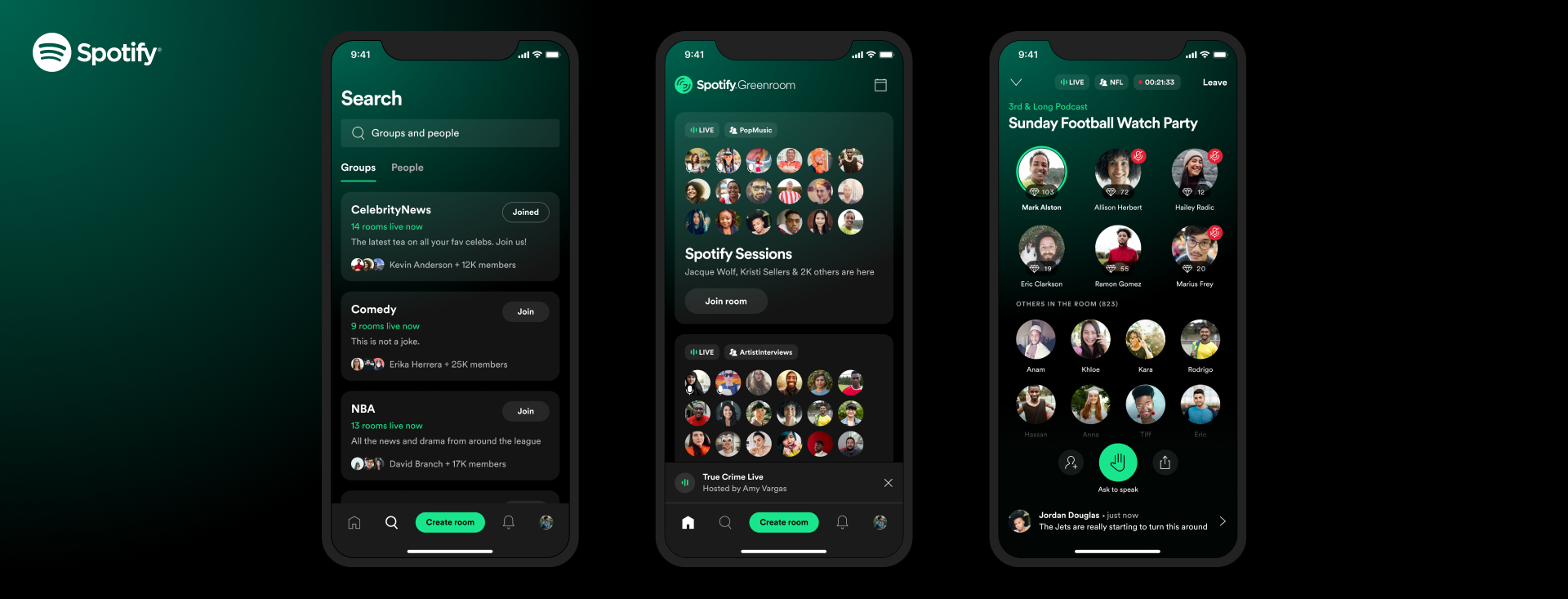 What is Spotify Live? Spotify Greenroom rebrands