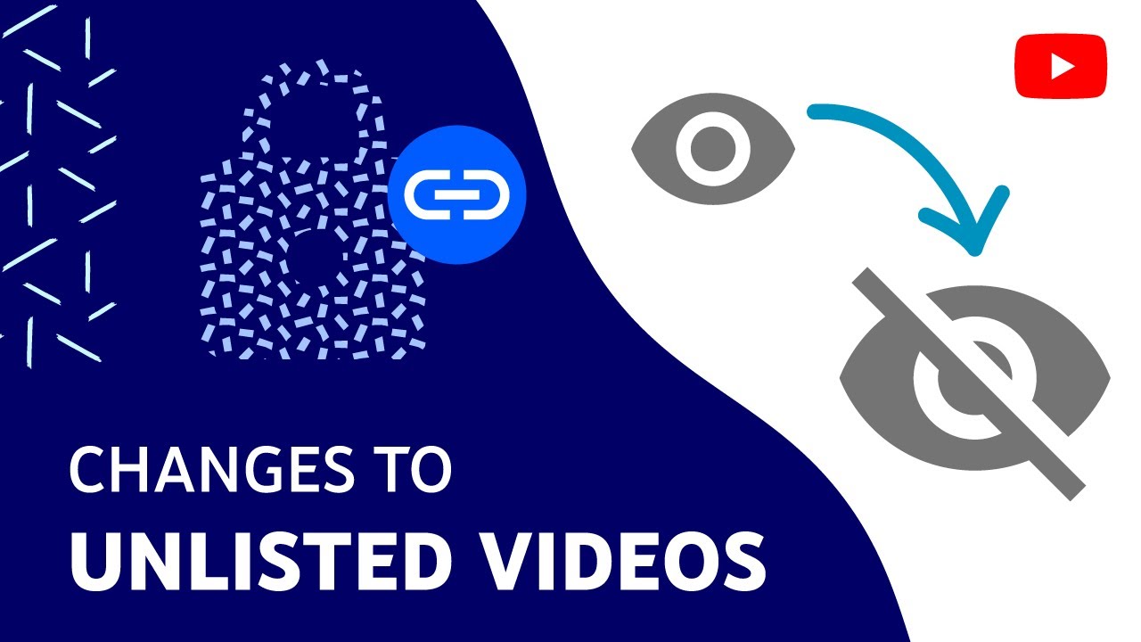 YouTube will set older Unlisted videos to Private unless you opt-out