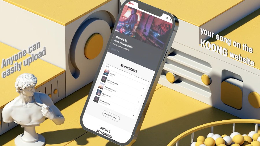 You can now upload your own music to KOONG