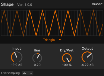 Get this free waveshaper plugin Shape from Audec