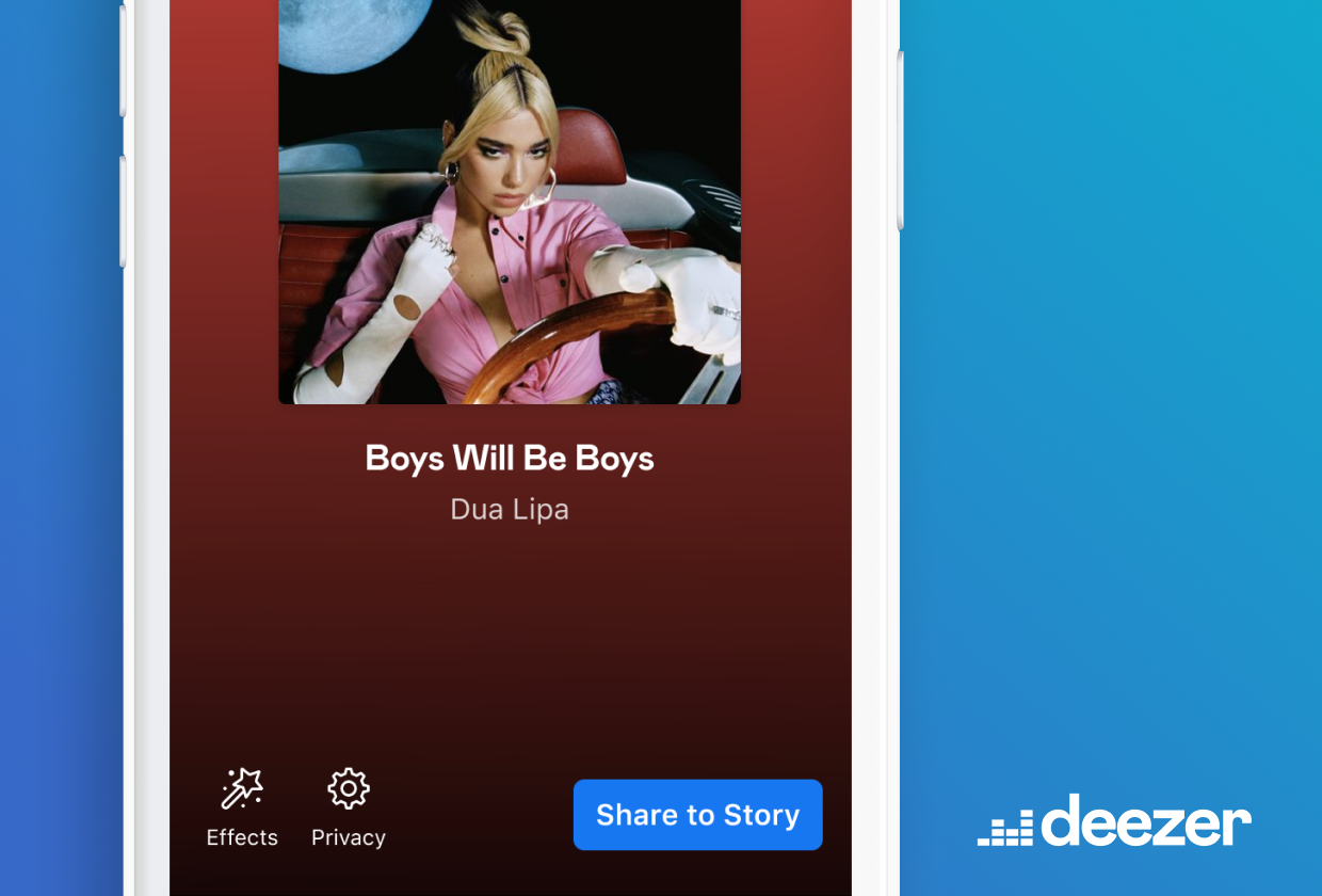 How to share and promote your Deezer music on Facebook Stories