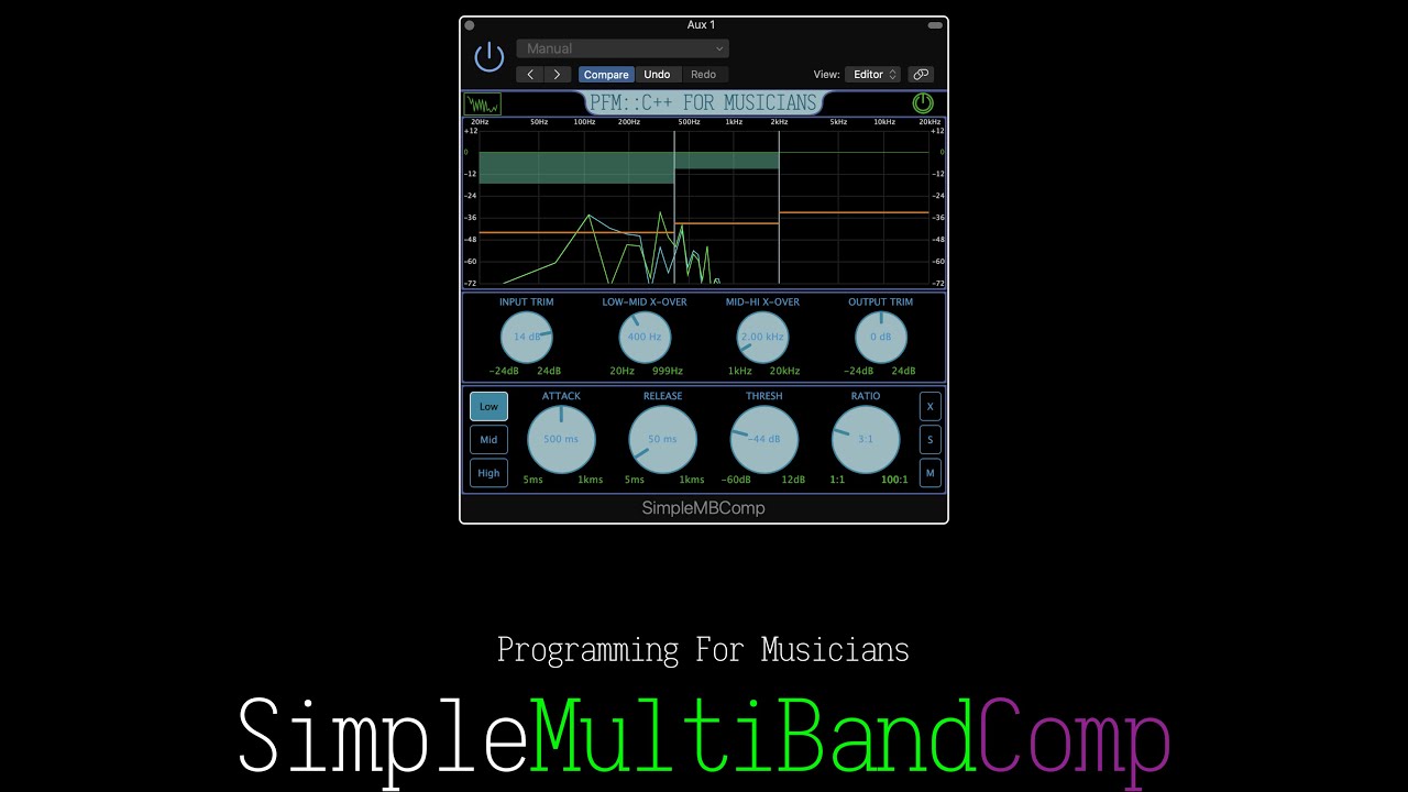 Learn to build your own compressor plugin with this free 8-hour video course