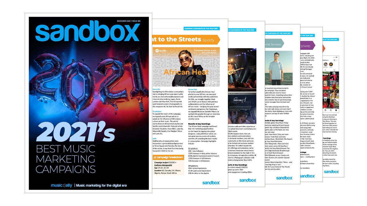 The best artist’s music marketing campaigns