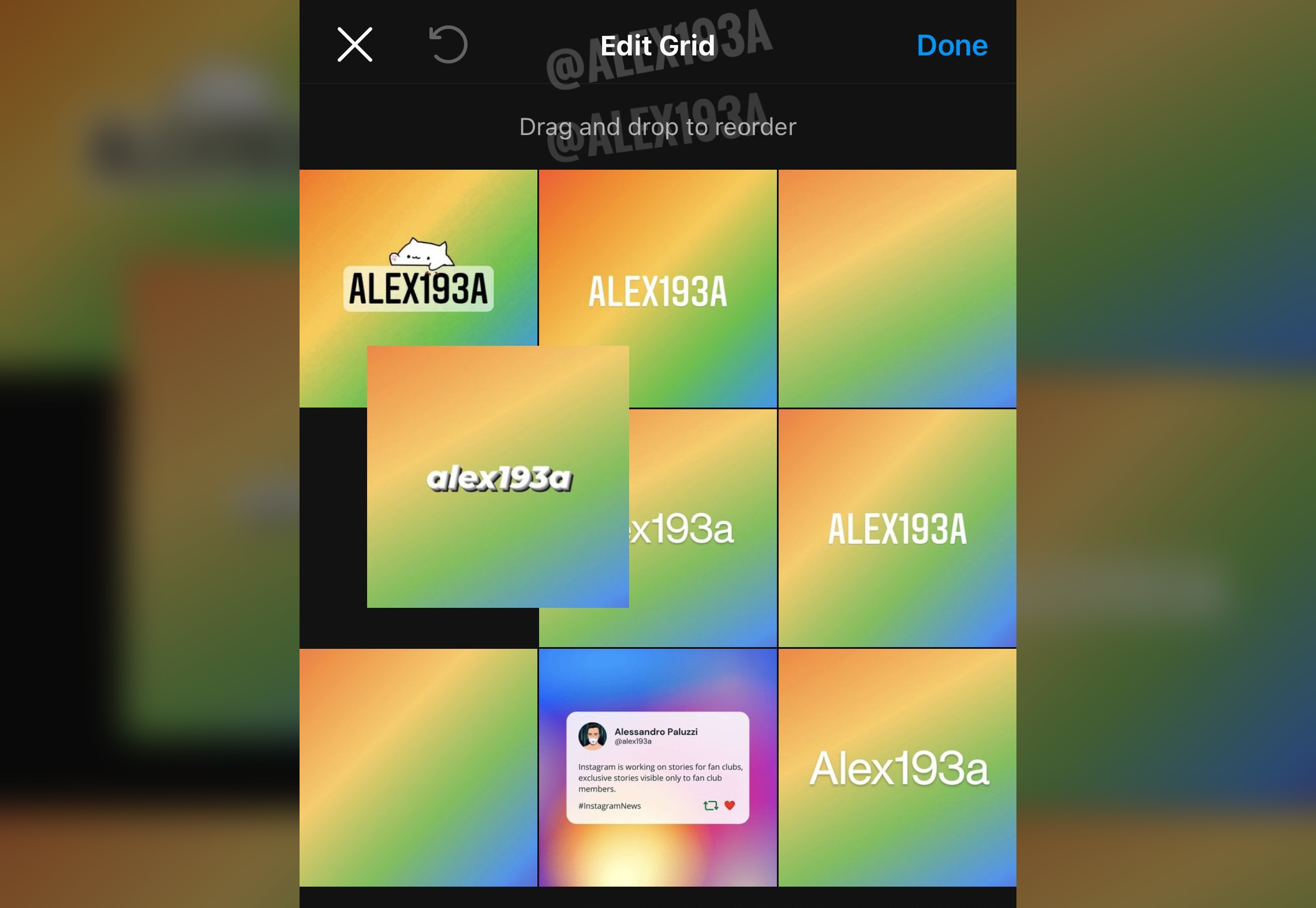 Instagram may let you rearrange your profile grid soon