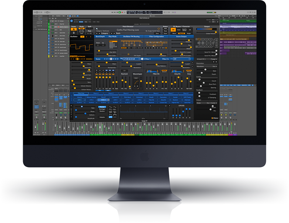 Surge XT is a free, open-source hybrid synthesizer
