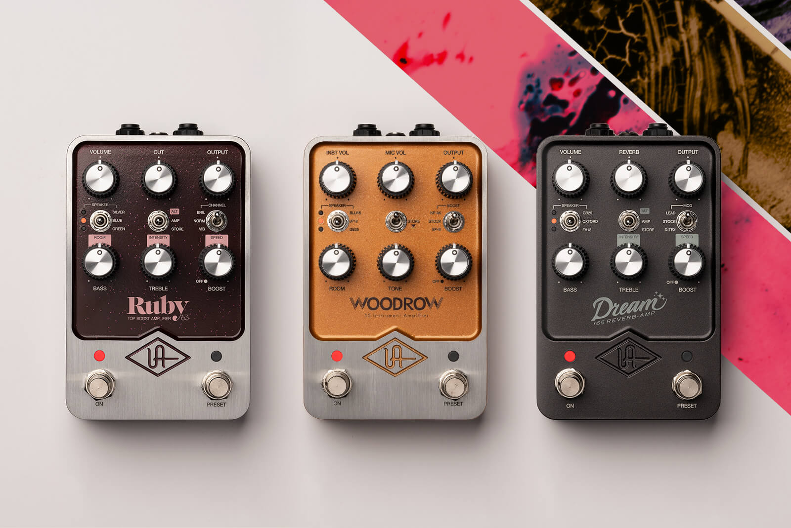 Universal Audio UAFX guitar amp emulators promise the sound of iconic tube amplifiers