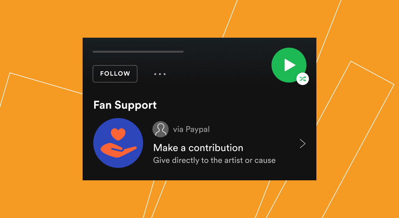 You can make money on Spotify with rebranded Fan Support feature